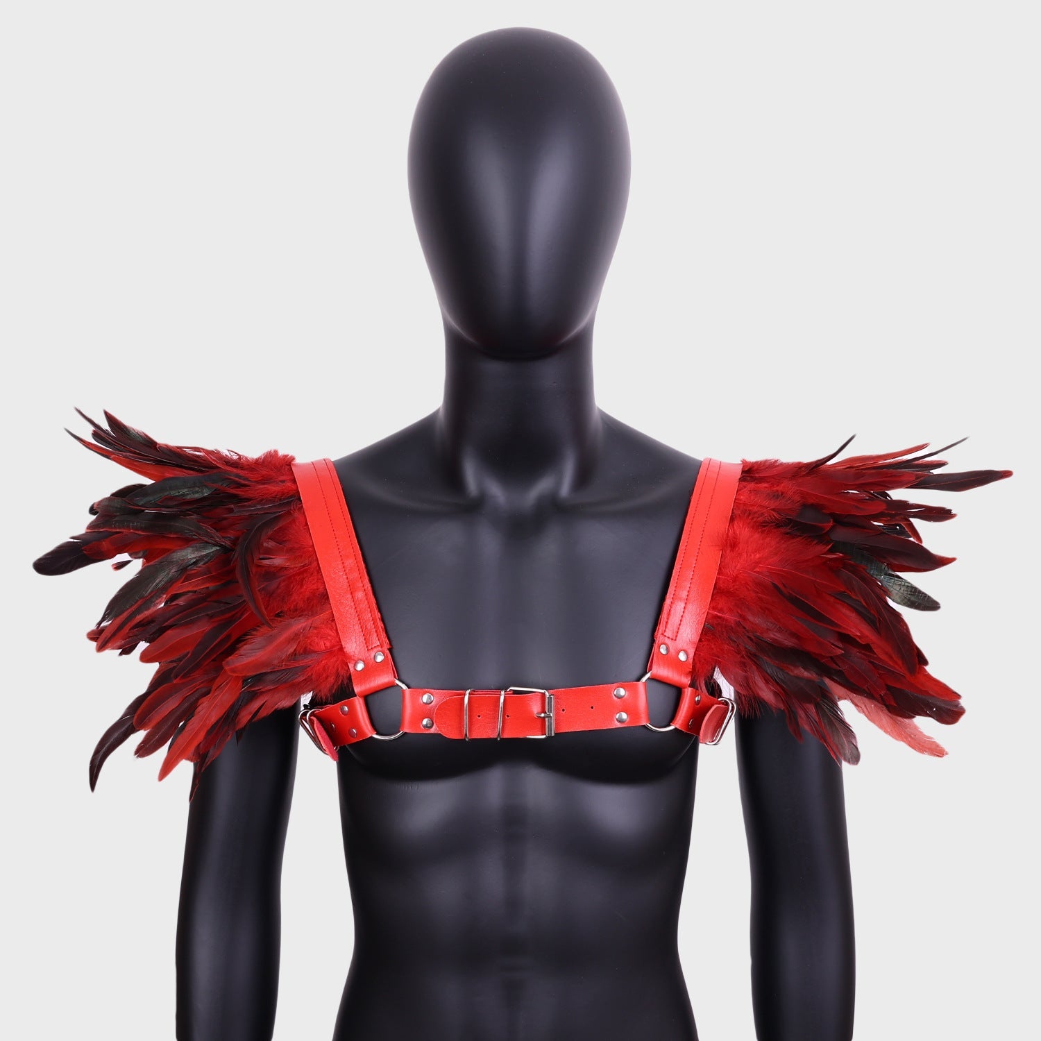 2024 New Halloween Cosplay Feather Cape Men's Cloak Party Costume - Coscosmos