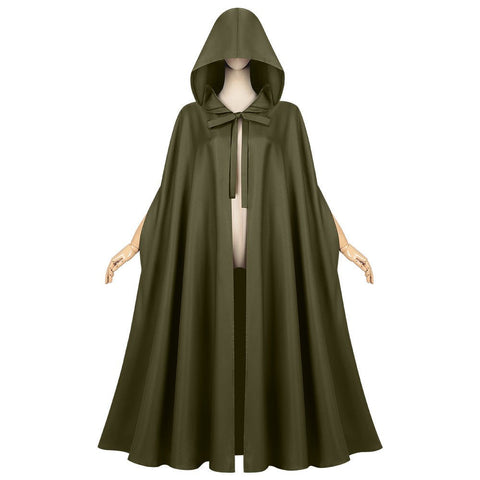 2025 Amazon Halloween Cloak Cosplay Costume Medieval Fantasy Wizard Robe - Coscosmos