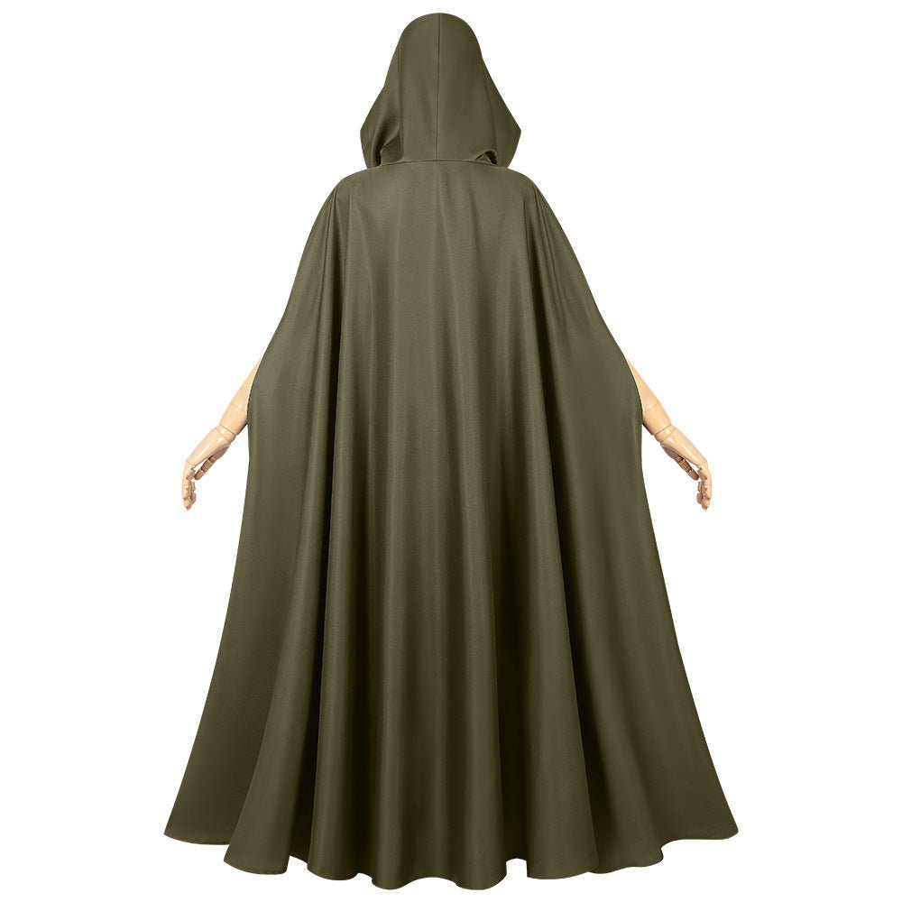 2025 Amazon Halloween Cloak Cosplay Costume Medieval Fantasy Wizard Robe - Coscosmos