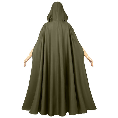 2025 Amazon Halloween Cloak Cosplay Costume Medieval Fantasy Wizard Robe - Coscosmos