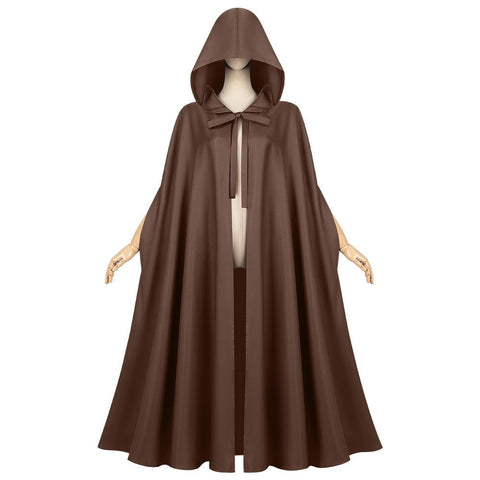 2025 Amazon Halloween Cloak Cosplay Costume Medieval Fantasy Wizard Robe - Coscosmos