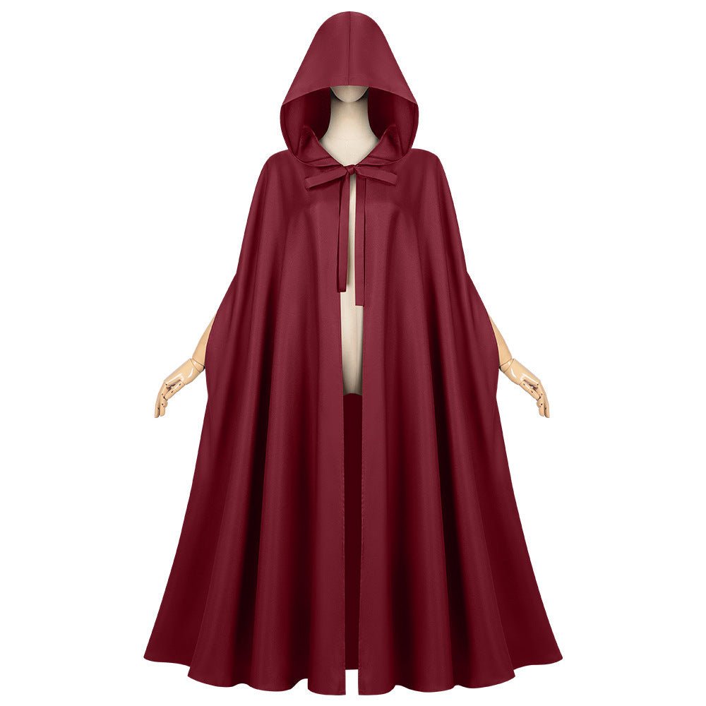 2025 Amazon Halloween Cloak Cosplay Costume Medieval Fantasy Wizard Robe - Coscosmos