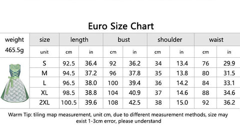 2025 Cross - border European and American German Oktoberfest Bavarian Dress Lace Color Block Women's Dress Performance Costume - Coscosmos