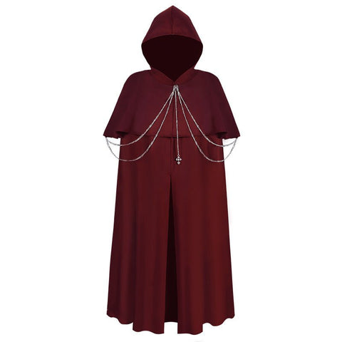 2025 Cross - Border Medieval Renaissance Halloween Cloak Stage Performance Costume - Coscosmos