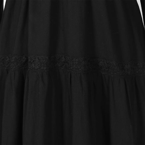 2025 European Medieval Victorian Era Lace - Trimmed Dress Cosplay Costume - Coscosmos