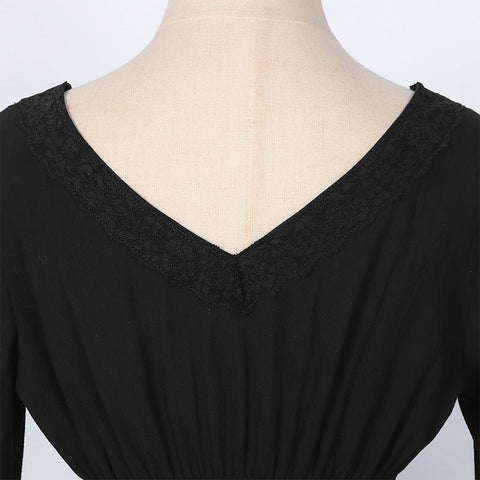 2025 European Medieval Victorian Era Lace - Trimmed Dress Cosplay Costume - Coscosmos