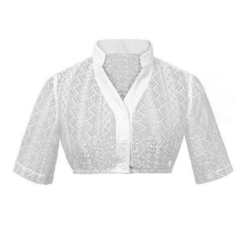 2025 Foreign Trade New Beer Dress Bavaria Beer Festival Ding Dong Dress White V - Neck Top Women - Coscosmos