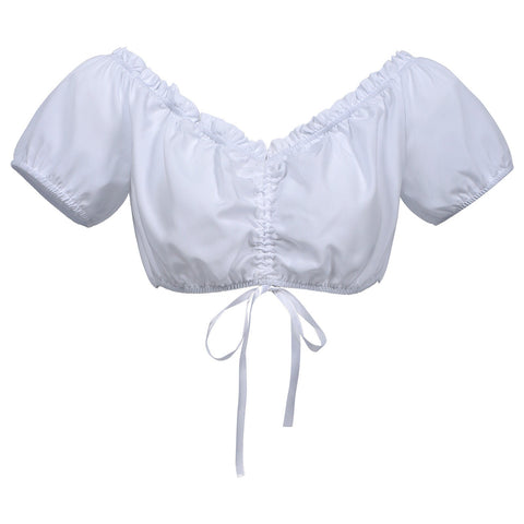 2025 Germany Munich Oktoberfest Stage Performance Costume Bavarian Maid Uniform - Coscosmos