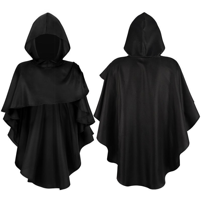 2025 Halloween Grim Reaper Costume Medieval Cosplay Priest Robe - Coscosmos