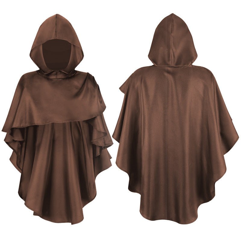 2025 Halloween Grim Reaper Costume Medieval Cosplay Priest Robe - Coscosmos