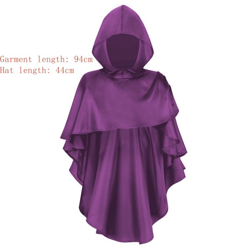 2025 Halloween Grim Reaper Costume Medieval Cosplay Priest Robe - Coscosmos