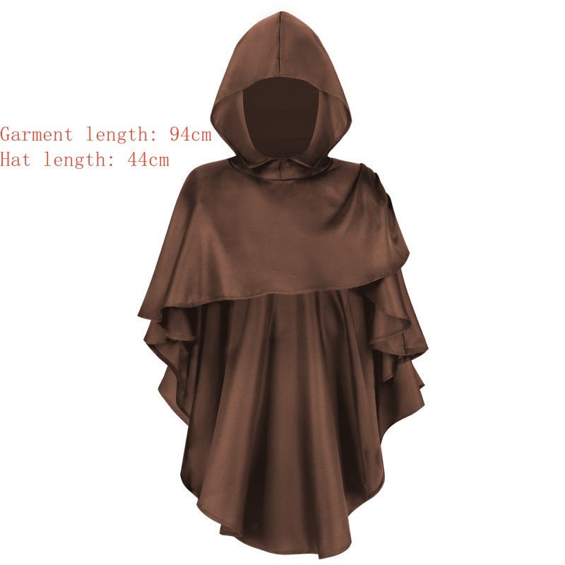 2025 Halloween Grim Reaper Costume Medieval Cosplay Priest Robe - Coscosmos