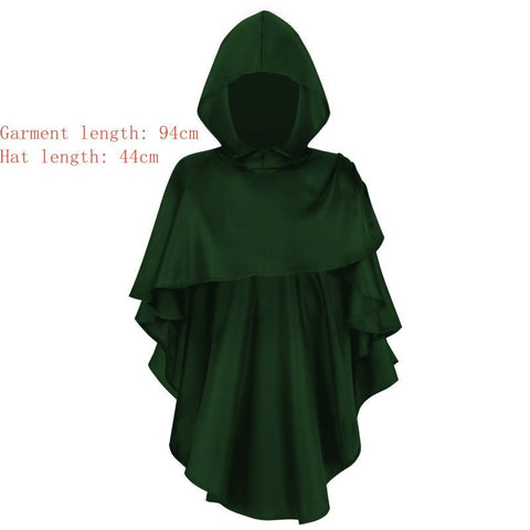 2025 Halloween Grim Reaper Costume Medieval Cosplay Priest Robe - Coscosmos