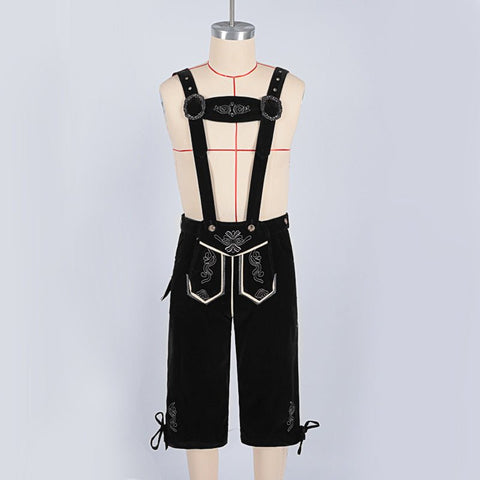 2025 New Amazon German Classic Beer Overalls Set Bavarian Traditional Festival Party Costume - Coscosmos