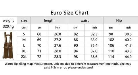 2025 New Amazon German Classic Beer Overalls Set Bavarian Traditional Festival Party Costume - Coscosmos