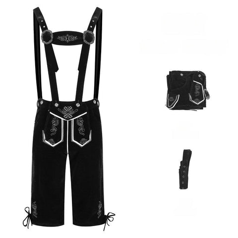 2025 New Amazon German Classic Beer Overalls Set Bavarian Traditional Festival Party Costume - Coscosmos