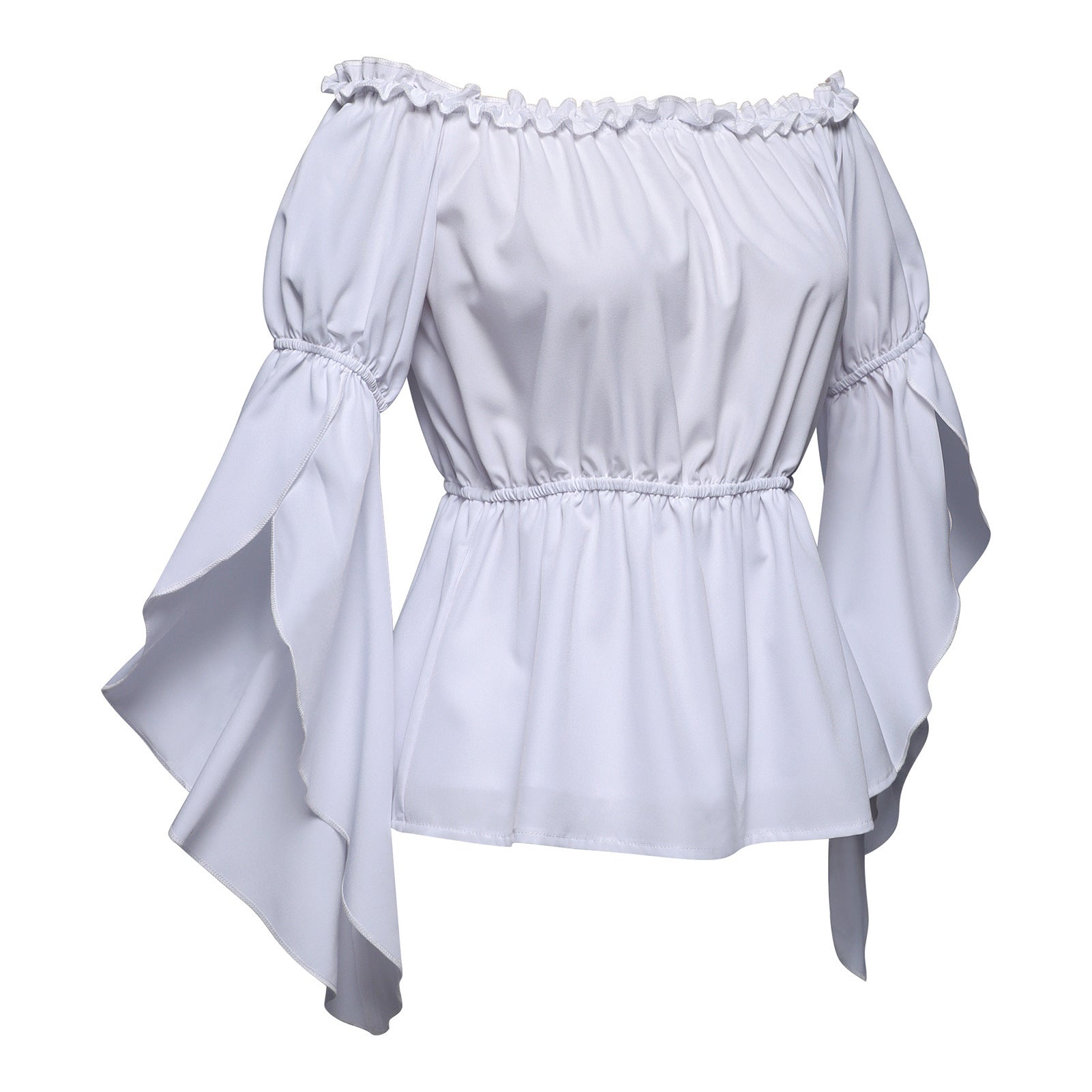 2025 New Best - Seller Women's Sexy Off - Shoulder Pleated Casual Loose One - Shoulder Top - Coscosmos
