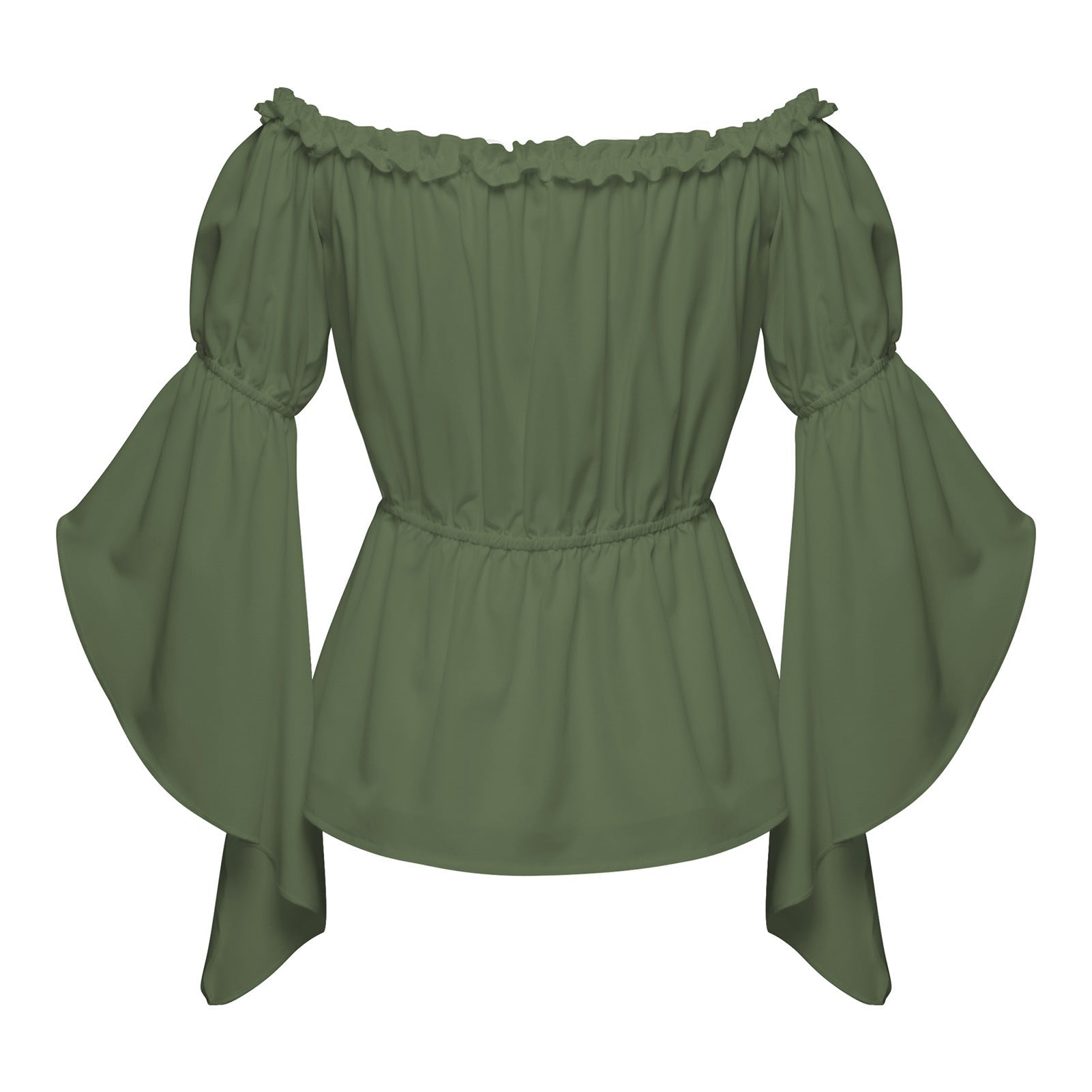 2025 New Best - Seller Women's Sexy Off - Shoulder Pleated Casual Loose One - Shoulder Top - Coscosmos