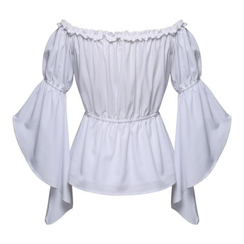 2025 New Best - Seller Women's Sexy Off - Shoulder Pleated Casual Loose One - Shoulder Top - Coscosmos