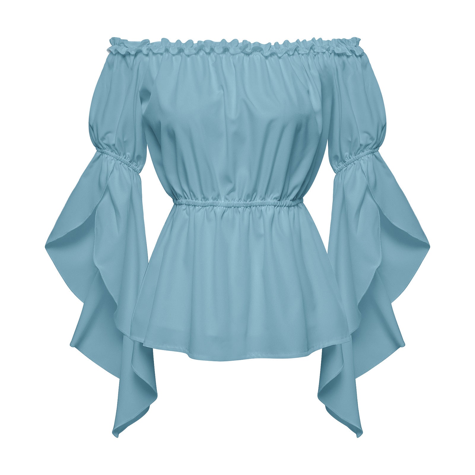 2025 New Best - Seller Women's Sexy Off - Shoulder Pleated Casual Loose One - Shoulder Top - Coscosmos