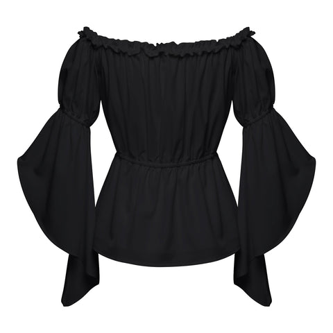 2025 New Best - Seller Women's Sexy Off - Shoulder Pleated Casual Loose One - Shoulder Top - Coscosmos