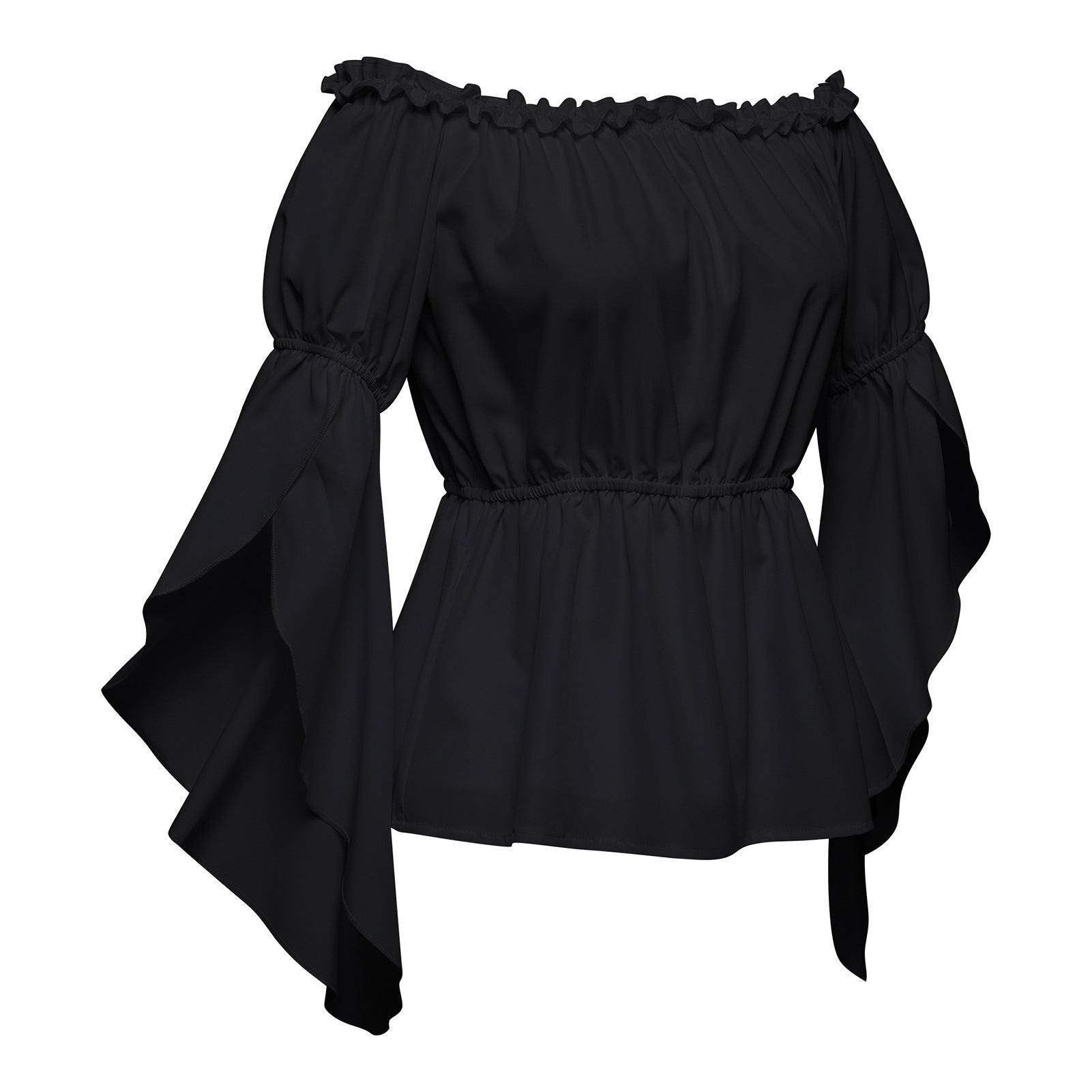 2025 New Best - Seller Women's Sexy Off - Shoulder Pleated Casual Loose One - Shoulder Top - Coscosmos