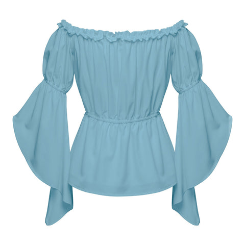 2025 New Best - Seller Women's Sexy Off - Shoulder Pleated Casual Loose One - Shoulder Top - Coscosmos