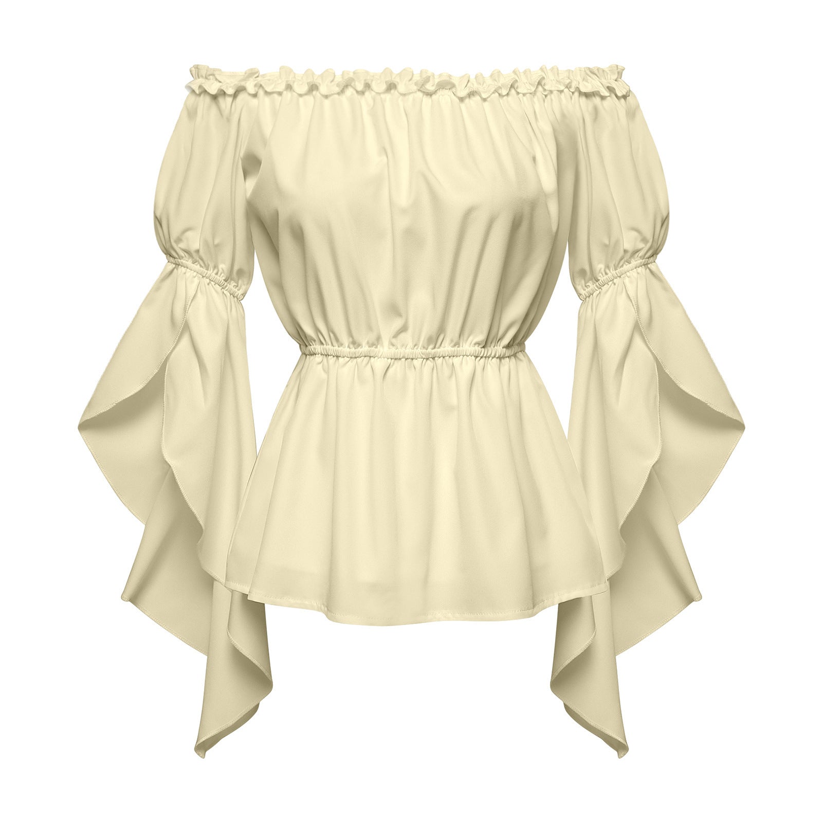 2025 New Best - Seller Women's Sexy Off - Shoulder Pleated Casual Loose One - Shoulder Top - Coscosmos