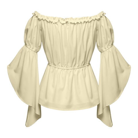 2025 New Best - Seller Women's Sexy Off - Shoulder Pleated Casual Loose One - Shoulder Top - Coscosmos