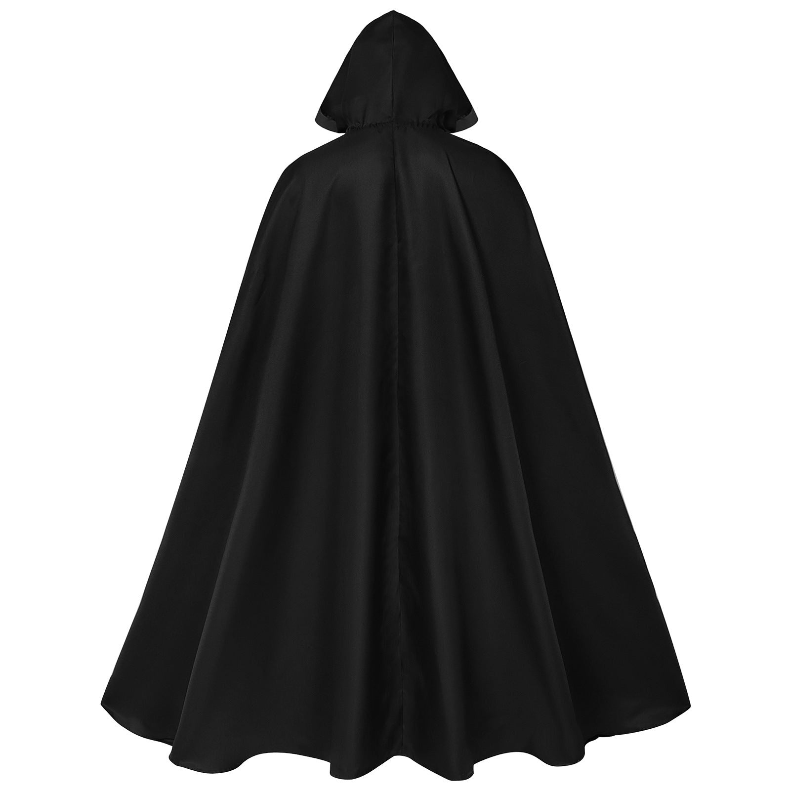 2025 New European and American Death Cosplay Costume Star Wars Male Wizard Black Hooded Tie Belt Cape for Export - Coscosmos
