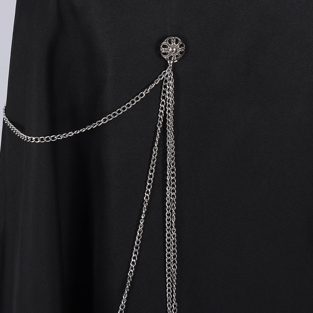 2025 New European and American Halloween Medieval Cosplay Costume Cloak Vintage Cape - Coscosmos