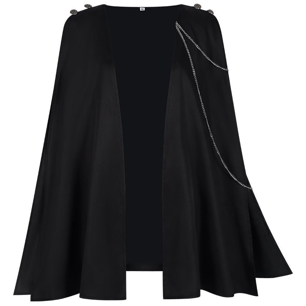 2025 New European and American Halloween Medieval Cosplay Costume Cloak Vintage Cape - Coscosmos