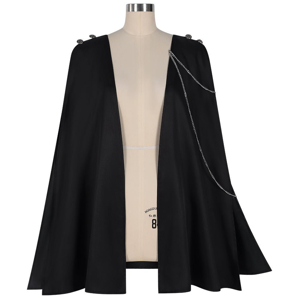 2025 New European and American Halloween Medieval Cosplay Costume Cloak Vintage Cape - Coscosmos