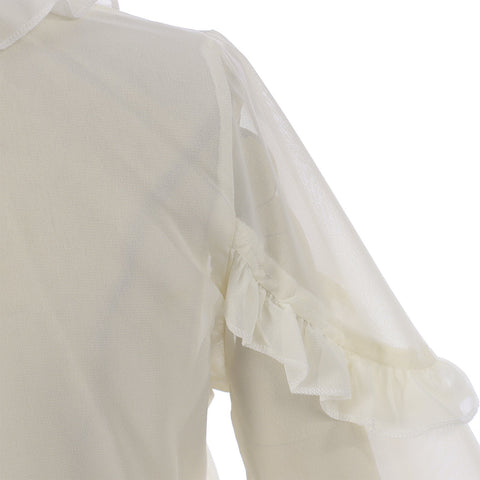 2025 New European and American Lolita Fashion Shawl Sunscreen Cardigan Long Sleeve Chiffon Capelet Versatile - Coscosmos