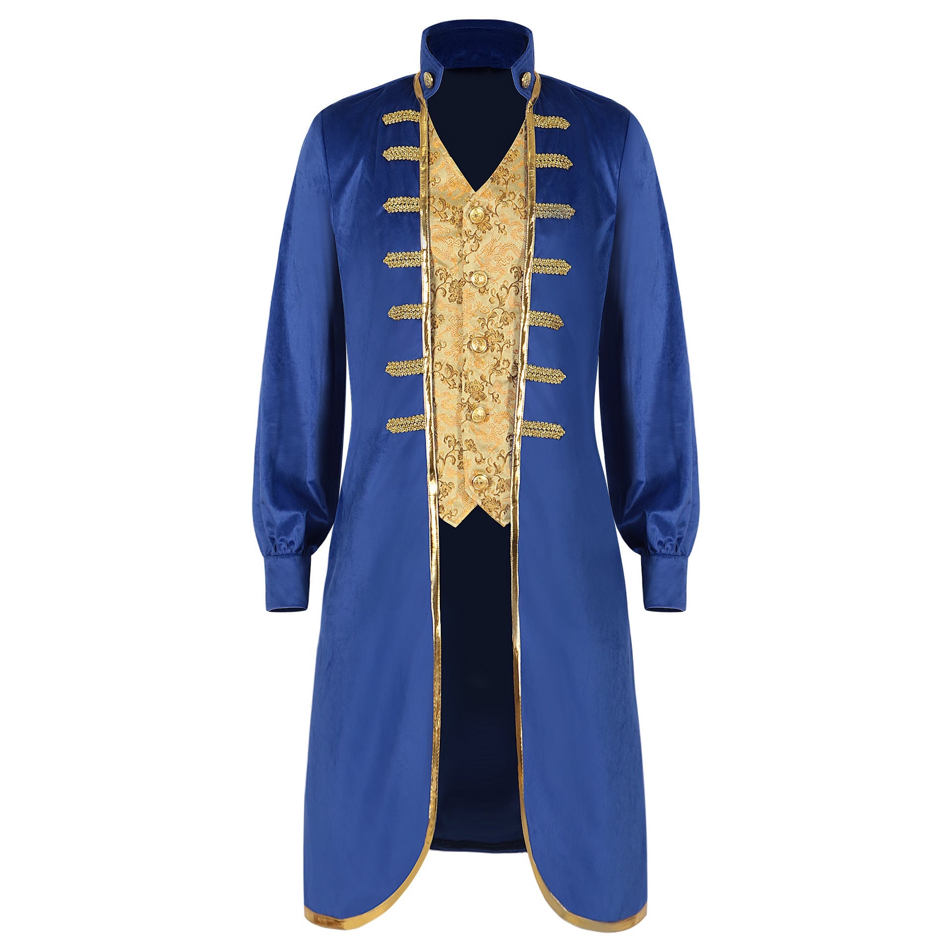 2025 New European and American Medieval Gothic Prince Tailcoat Costume - Coscosmos