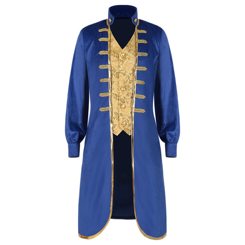 2025 New European and American Medieval Gothic Prince Tailcoat Costume - Coscosmos