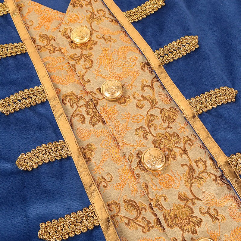 2025 New European and American Medieval Gothic Prince Tailcoat Costume - Coscosmos