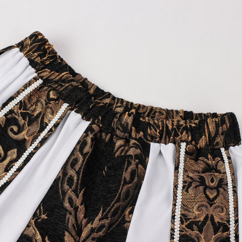 2025 New European and American Men's Suit Vest Medieval Gilded Formal Renaissance Vest Suit - Coscosmos