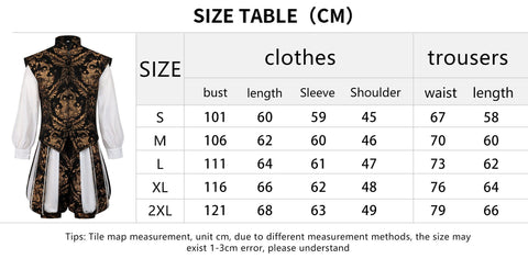 2025 New European and American Men's Suit Vest Medieval Gilded Formal Renaissance Vest Suit - Coscosmos
