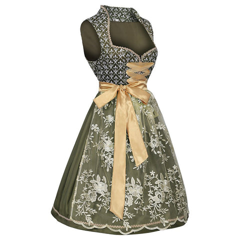 2025 New German Oktoberfest Costume Bavarian Dress for Women Cross - border Clothing - Coscosmos