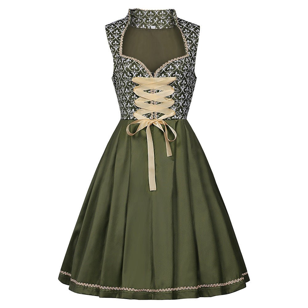 2025 New German Oktoberfest Costume Bavarian Dress for Women Cross - border Clothing - Coscosmos
