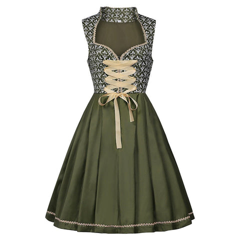 2025 New German Oktoberfest Costume Bavarian Dress for Women Cross - border Clothing - Coscosmos