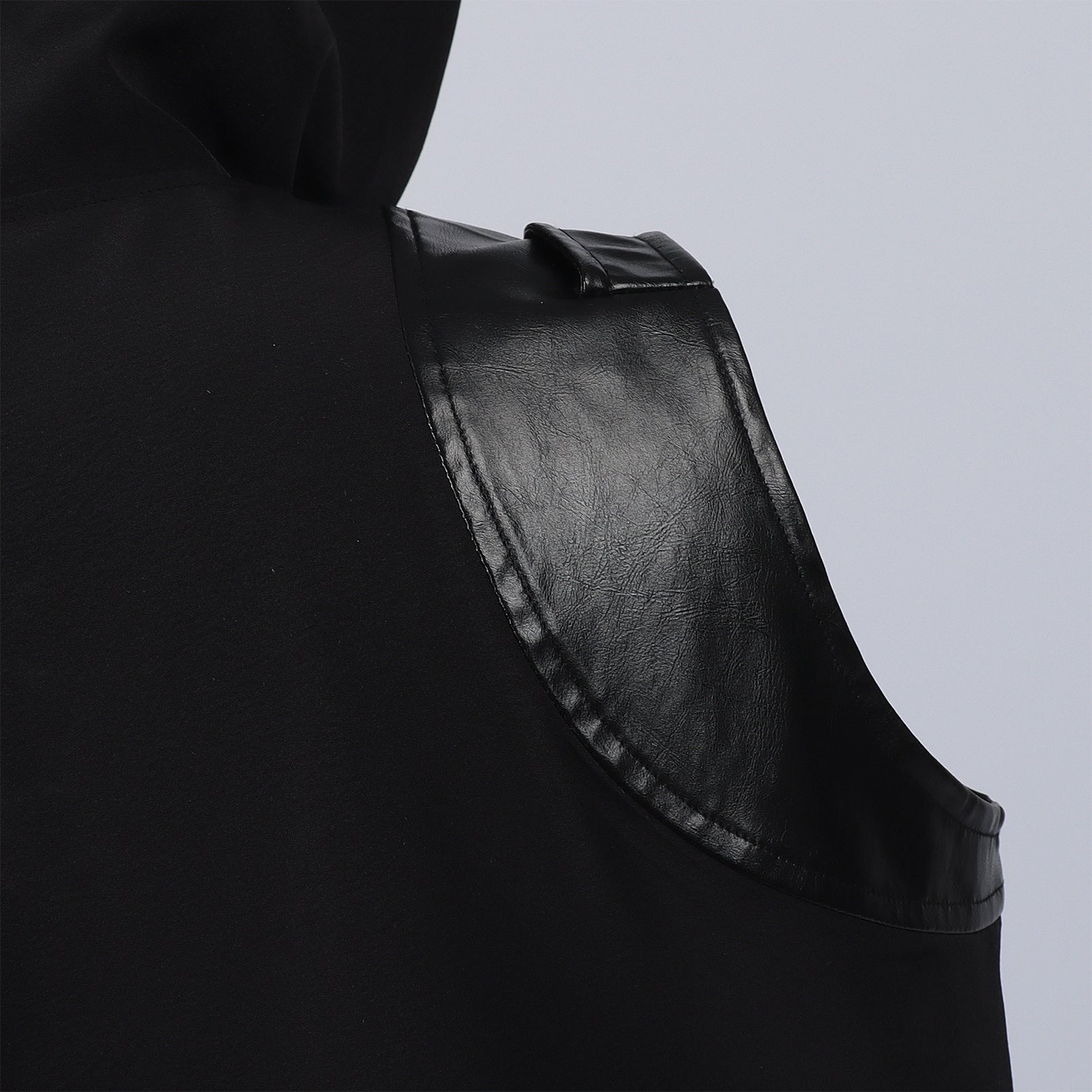 2025 New Medieval Punk Rock Men's Fashion Sleeveless Hooded Lace - up Vest - Coscosmos