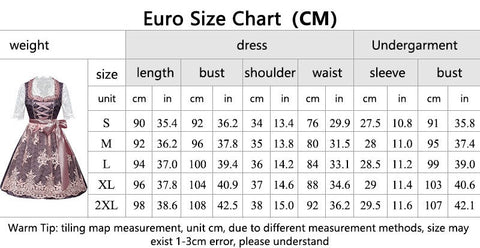 2025 New Traditional Bavarian Maid Beer Dress Cosplay Costume for Women - Coscosmos