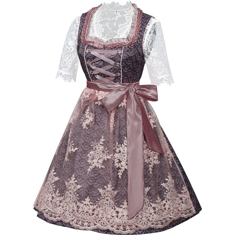 2025 New Traditional Bavarian Maid Beer Dress Cosplay Costume for Women - Coscosmos