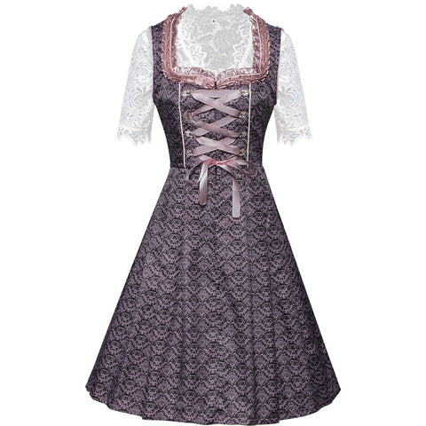 2025 New Traditional Bavarian Maid Beer Dress Cosplay Costume for Women - Coscosmos