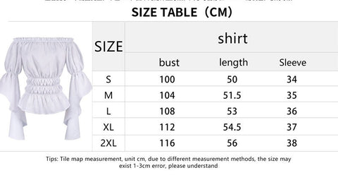 2025 Spring Summer European American Cross - border Women's Renaissance Ruffled Sleeve Off - shoulder Blouse - Coscosmos
