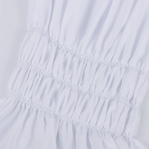 2025 Spring Summer European American Cross - border Women's Renaissance Ruffled Sleeve Off - shoulder Blouse - Coscosmos