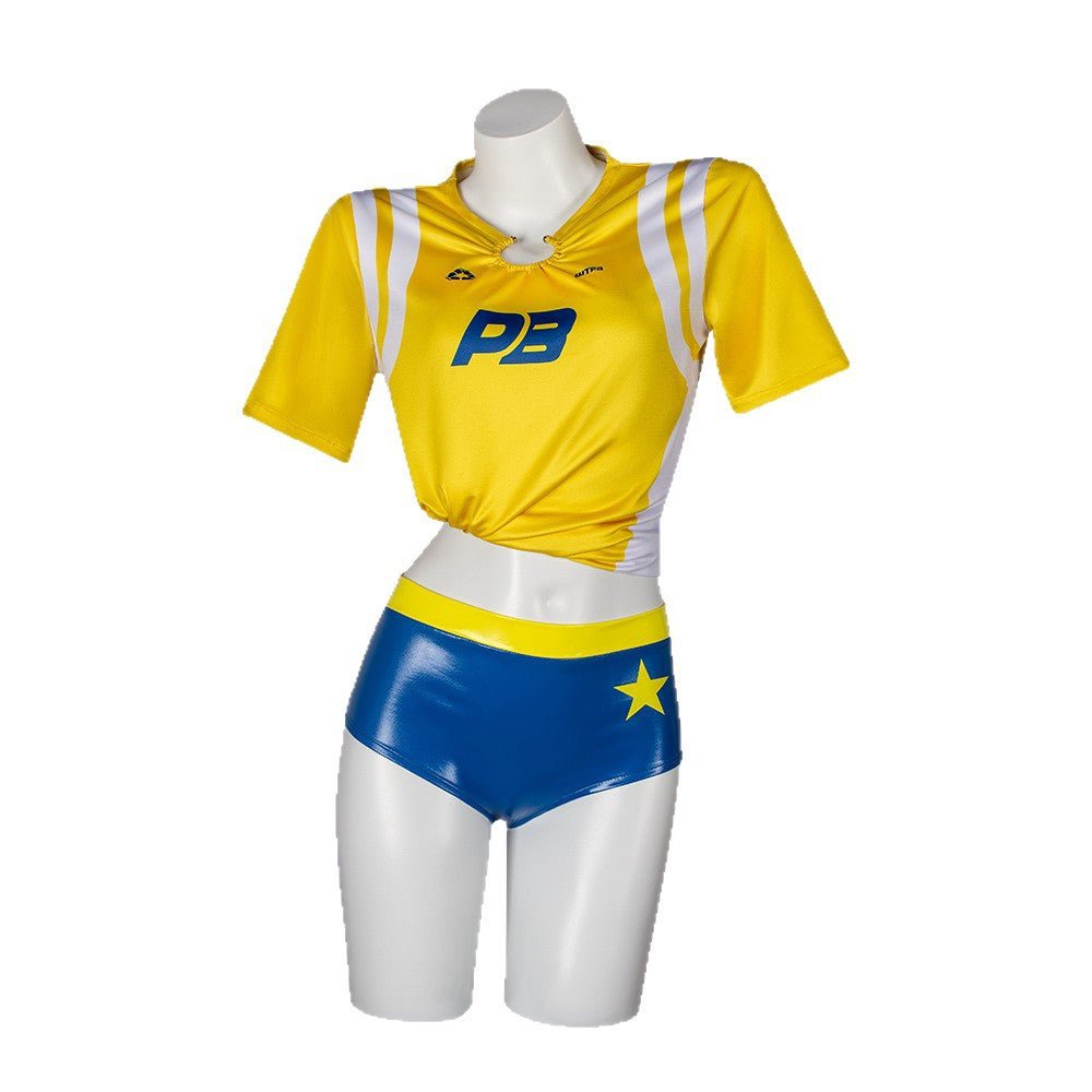2026 World Cup Lisa Goals Cosplay Full Set Cheerleader Costume - Coscosmos