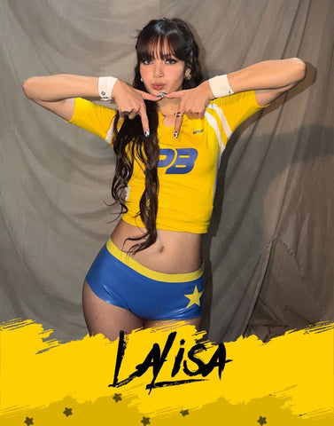 2026 World Cup Lisa Goals Cosplay Full Set Cheerleader Costume - Coscosmos